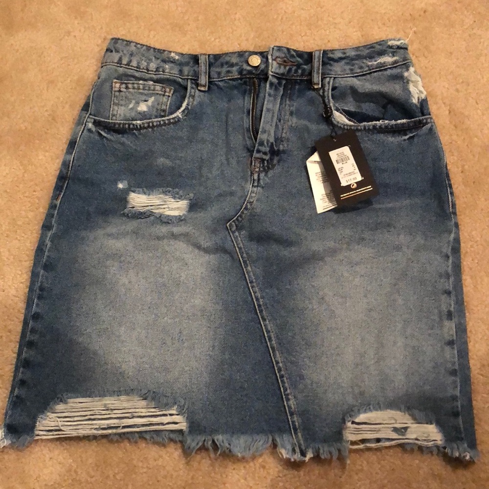NWT brand new jean skirt